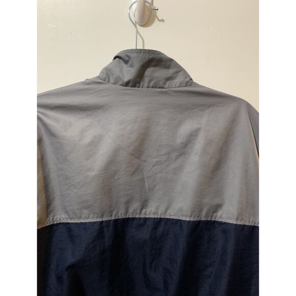 Vintage Starter Windbreaker Jacket Men's Size XL Grey/Navy/Green‎ Zip-Up - Picture 13 of 16